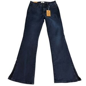 Kensie Jeans The Savannah Flare Dark Wash Jean Sz. 8/29 NEW Flawed BROKEN ZIPPER